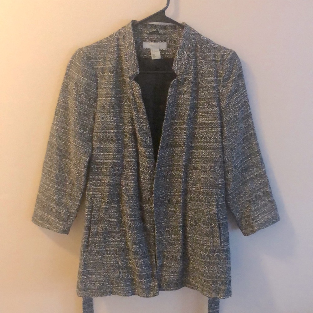 H&M blazer with tie size 6